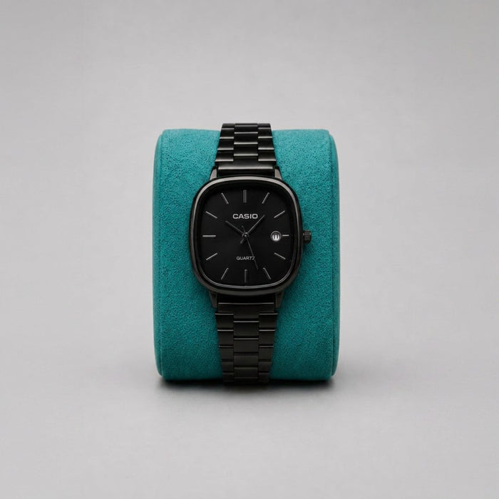 Casio A138 Vintage Premium — All Black
