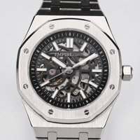 Empire Luxe Bastion skeleton dial, front view