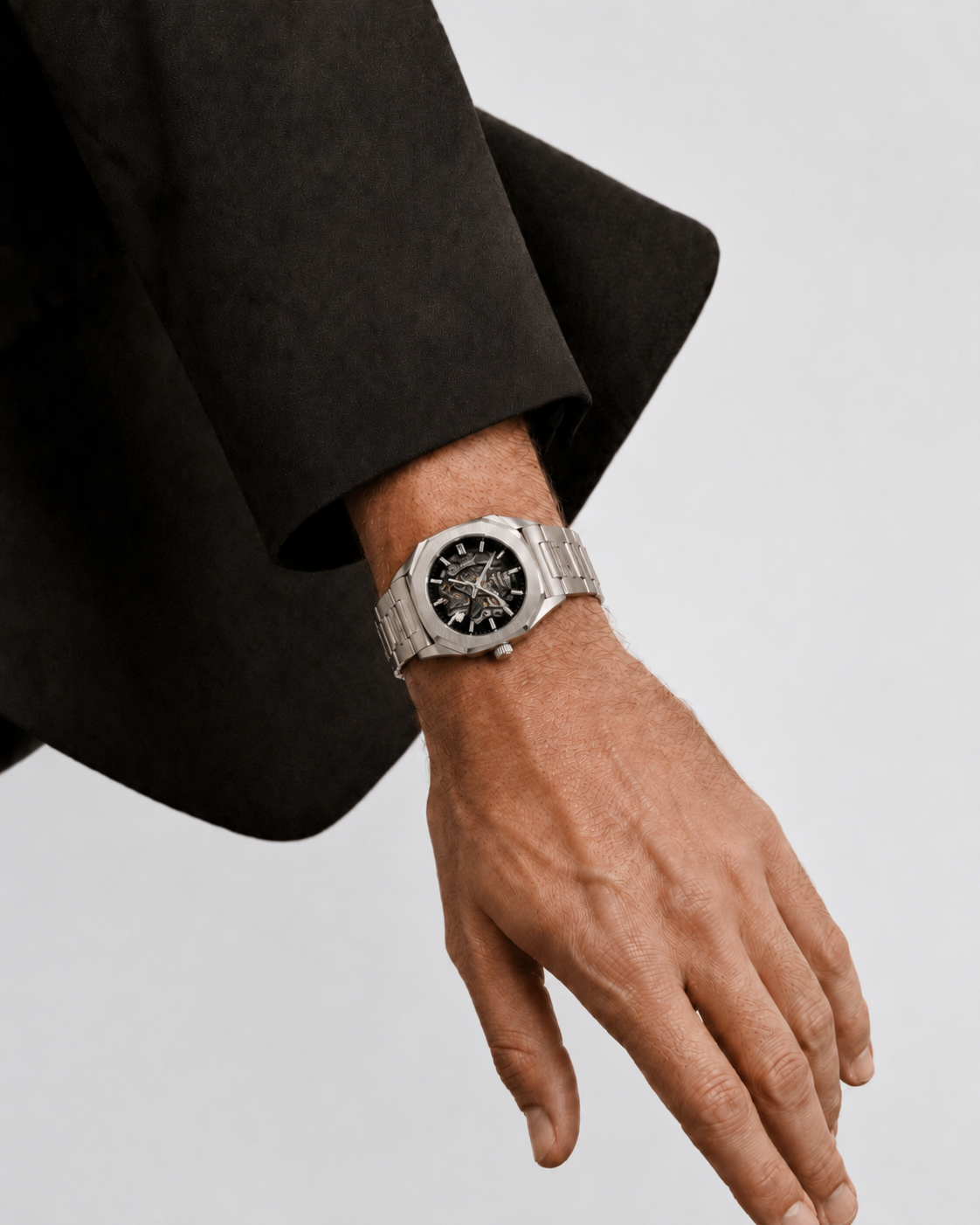 Skeleton Dials, Fully Exposed.